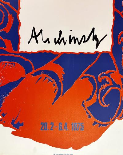 Pierre ALECHINSKY - Musée d’art moderne de la ville de Paris - Affiche originale 2