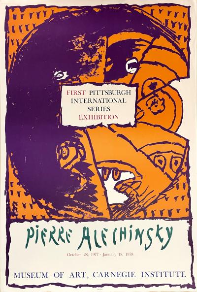Pierre ALECHINSKY  - Museum of Art - Affiche originale 2