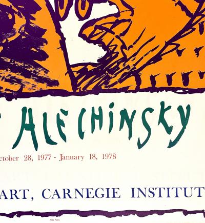 Pierre ALECHINSKY  - Museum of Art - Affiche originale 2