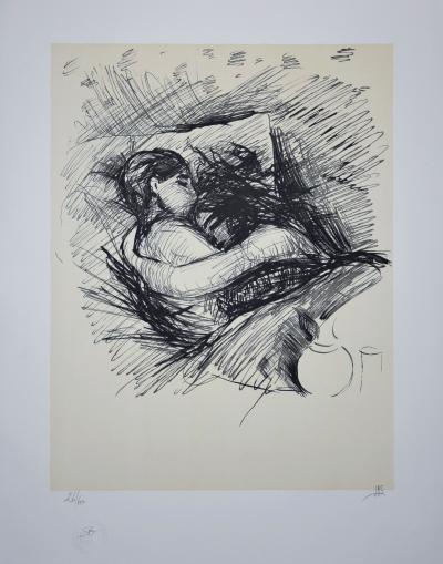 Edvard MUNCH (d’après) - Lovers, 1890 - Lithographie numérotée 2
