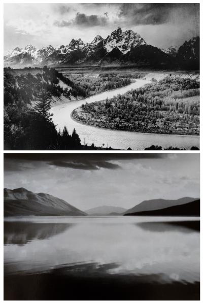 Ansel Adams - The Tetons & the Snake River + McDonald Lake 2