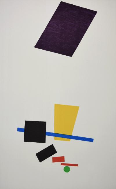 Kasimir MALEVITCH (d’après) - Réalité peinte d’un joueur de football - Lithographie numérotée 2