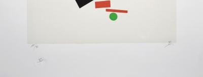 Kasimir MALEVITCH (d’après) - Réalité peinte d’un joueur de football - Lithographie numérotée 2