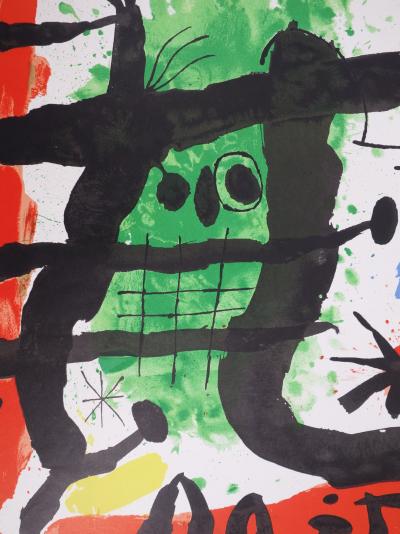 Joan MIRO - Musée MANDET (RIOM) exposition 1990 - Lithographie originale signée 2
