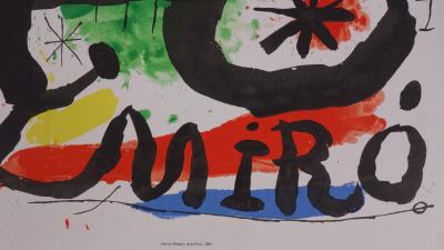 Joan MIRO - Musée MANDET (RIOM) exposition 1990 - Lithographie originale signée 2