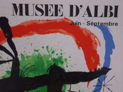 Joan MIRO - Musée MANDET (RIOM) exposition 1990 - Lithographie originale signée 2