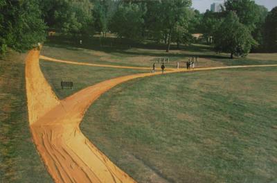 CHRISTO - Wrap walk ways park, 1978 - Poster photographique 2