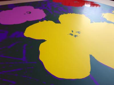 Andy WARHOL (after) Sunday B. Morning -  Flowers 11.65 - Screen print 2