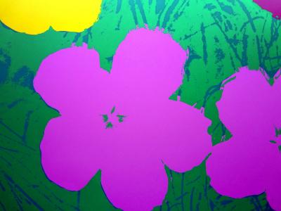 Andy WARHOL (nach) Sunday B. Morning - Flowers 11.68 - Siebdruck 2