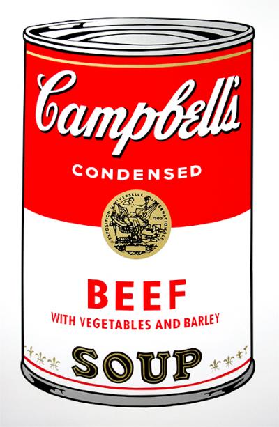 Andy WARHOL (d’après) - Campbell’s Soup Beef - Sérigraphie 2