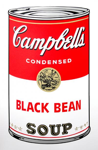 Andy Warhol (after)  - Campbell’s Soup Black Bean - Screen print 2