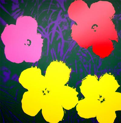 Andy WARHOL (d’après) Sunday B. Morning - Flowers 11.65 - Sérigraphie 2