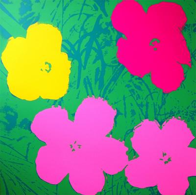 Andy Warhol (after) Sunday B. Morning - Flowers 11.68 Sérigraphie,  certificat inclu 2