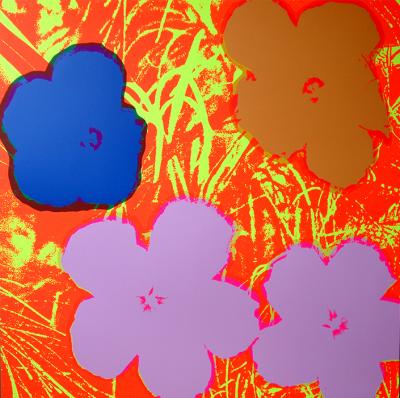 Andy WARHOL (nachher) - Blumen 11.69 - Siebdruck 2