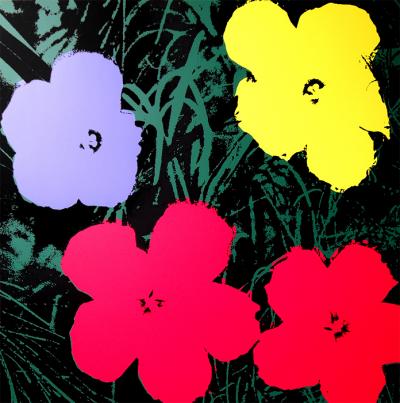 Andy Warhol (after) Sunday B. Morning - Flowers 11.73 Screen print, COA included - Pop Art 2