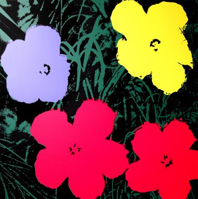 Andy WARHOL (d’après) - Flowers - Portfolio de 10 sérigraphies 2