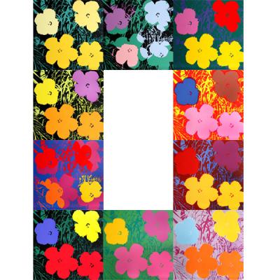 Andy Warhol (nachher) - Blumen - Portfolio 10 Siebdrucke