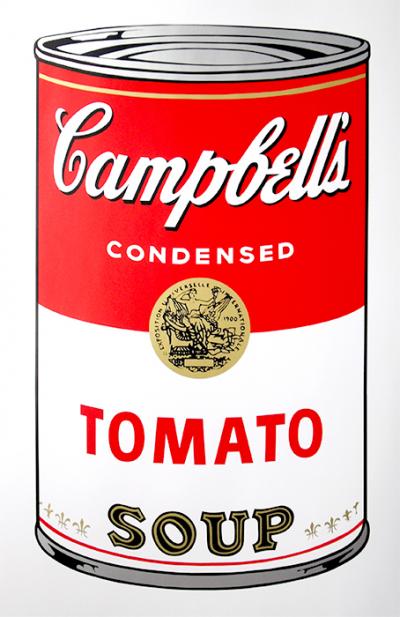 Andy Warhol (dopo) - Campbell's Soup Can, Tomato Screen print 2