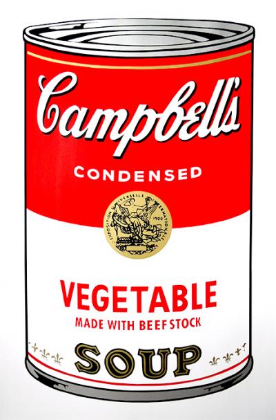 Andy WARHOL (d’après) - Campbell’s Soup, Vegetable, Sérigraphie 2