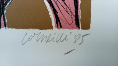 CORNEILLE - Boxeurs, 1985 - Lithographie signée au crayon 2