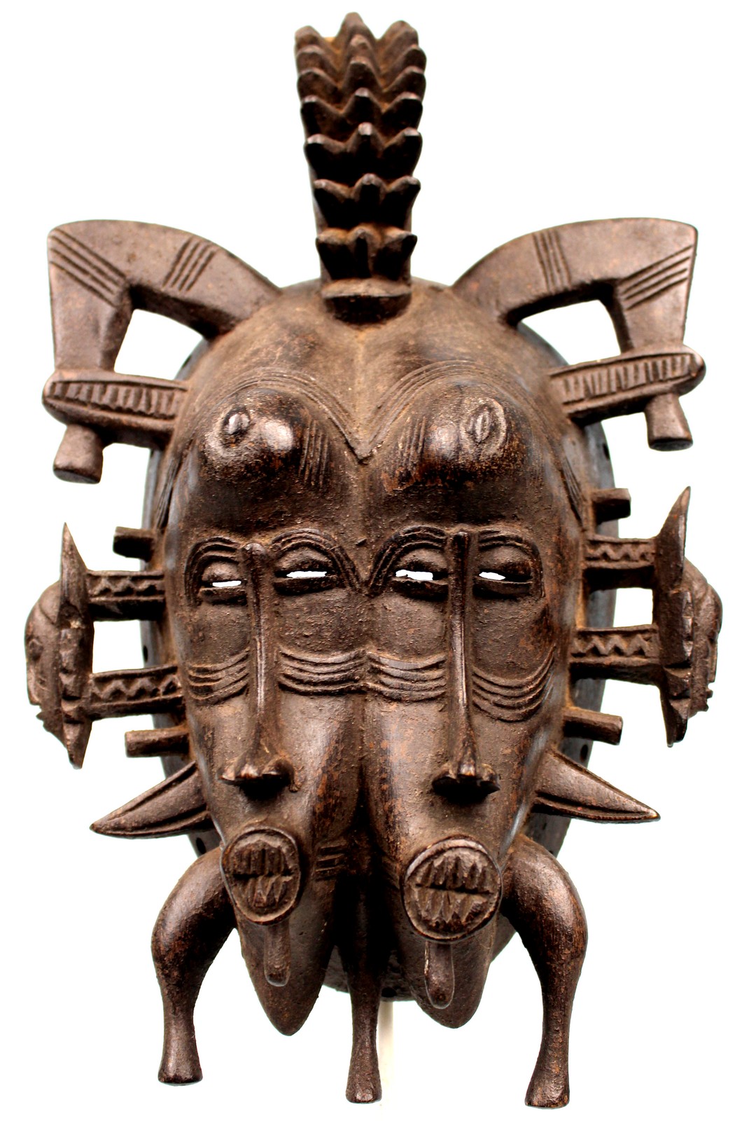 Finely Carved N'gambele Mask SENUFO Cote d'Ivoire Arts Premiers
