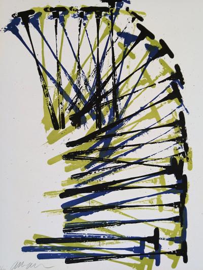 ARMAN (1928-2005) - Le marteau d’Esculape, Lithographie 2