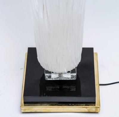 Paire de lampes en verre de Murano, 1985 2