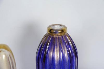 Set de trois bouteilles en verre de Murano 2