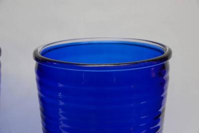 Toso, Paire de vases en verre de Murano signés 2