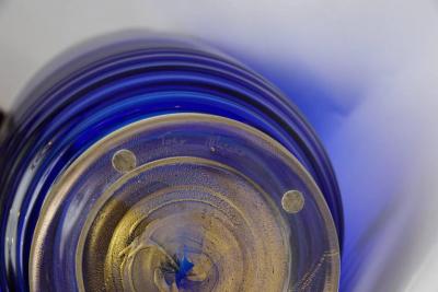 Toso, Paire de vases en verre de Murano signés 2