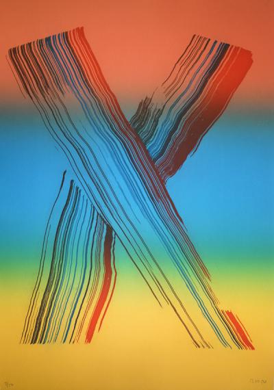 Jose Manuel BROTO - Iris 2, Lithographie signée à la main et numérotée 2