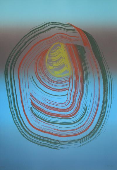 Jose Manuel BROTO - Iris 5, Lithographie signée à la main et numérotée 2