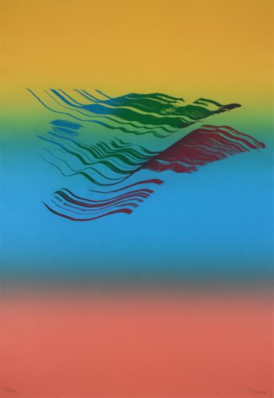 Jose Manuel BROTO - Iris 4, Lithographie signée à la main et numérotée 2