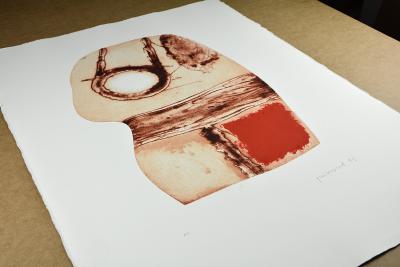 Josep GUINOVART - Imatges i terra II, 1991 - Gravure signée au crayon 2