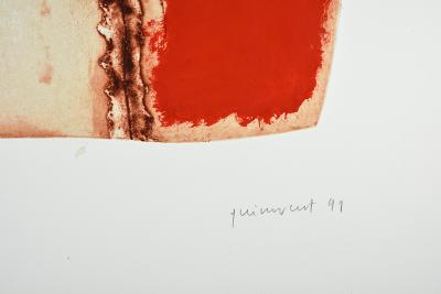 Josep GUINOVART - Imatges i terra II, 1991 - Gravure signée au crayon 2