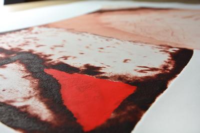 Josep GUINOVART- Imatges i terra III, 1991 - Gravure signée au crayon 2