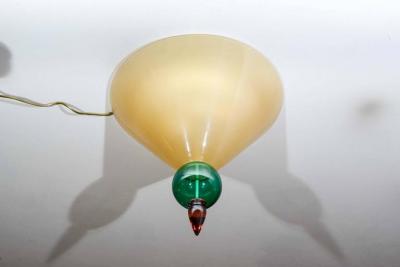 Plafonnier en verre de Murano, 1975 2
