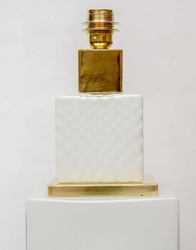 Paire de lampes en verre de Murano, 1995 2