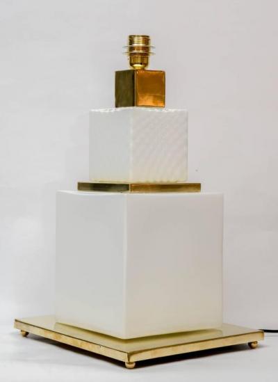 Paire de lampes en verre de Murano, 1995 2