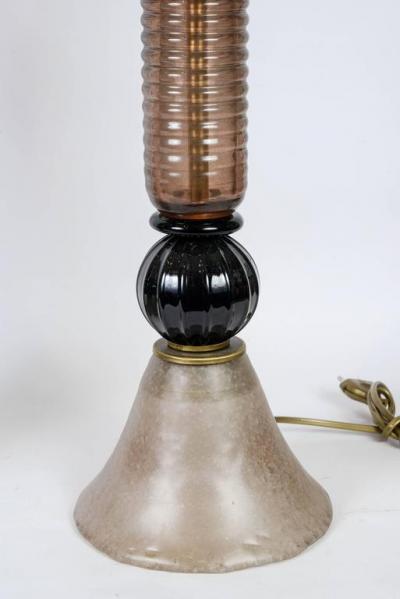 Paire de lampes en verre de Murano, 1975 2