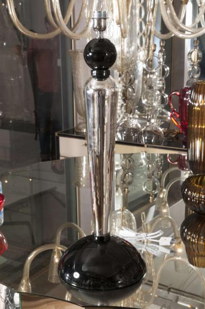 Paire de lampes en verre de Murano, 1980 2