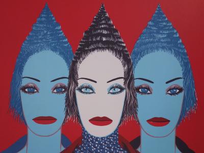 Félix LABISSE : Les trois reines - Lithographie originale Signée 2