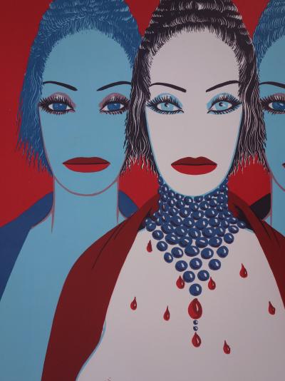 Félix LABISSE : Les trois reines - Lithographie originale Signée 2