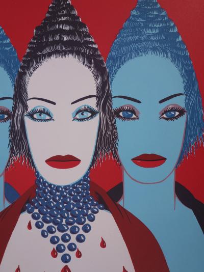 Félix LABISSE : Les trois reines - Lithographie originale Signée 2