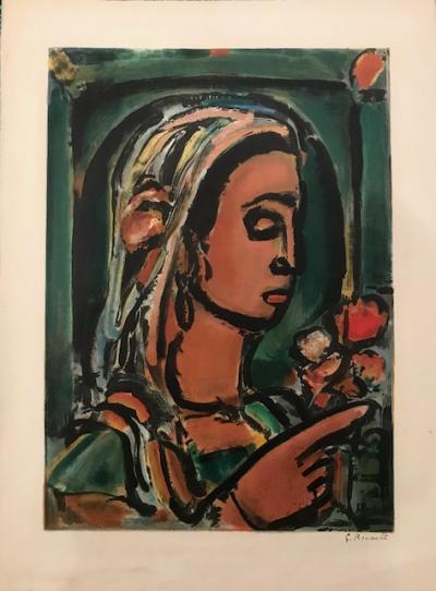 Georges ROUAULT - La Sybille de Cumes - Gravure signée à l’encre 2