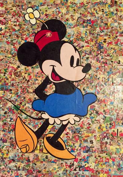 Diana EGER - Happy Minnie, 2016 - Technique mixte sur toile 2