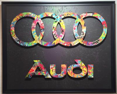 Aiiroh - Audi - Poster und Mixed Media auf Metall 2