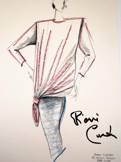 Pierre CARDIN (1922-) – “Tailleur avec robe longue et noeud” 2