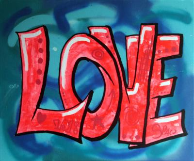 SPACO LOVE graffiti street art 2