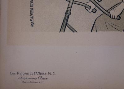 Jean-Louis FORAIN - Les cyclistes - lithographie originale signée, 1897 2